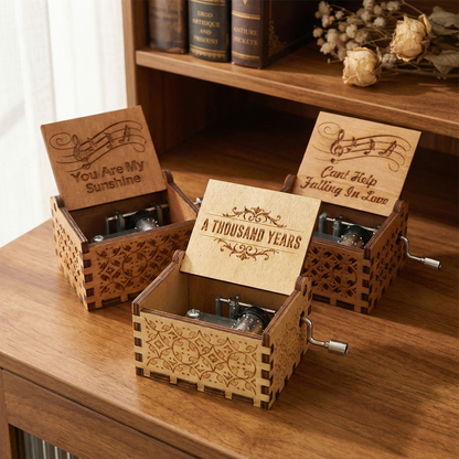 Handmade Mechanical Music Box - 3 Bundles